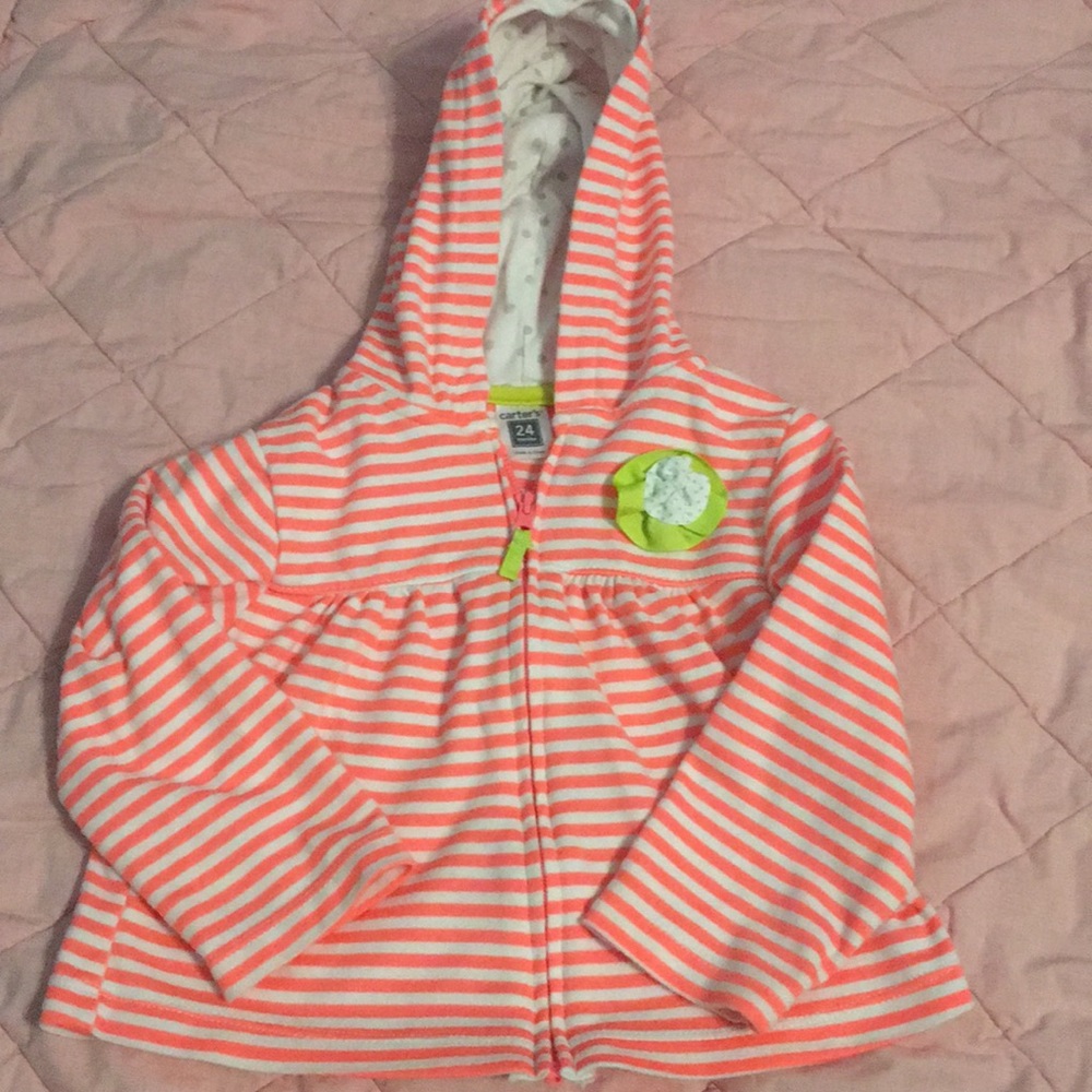Carters- Cotton Blend Hoodie- Size 24 Months